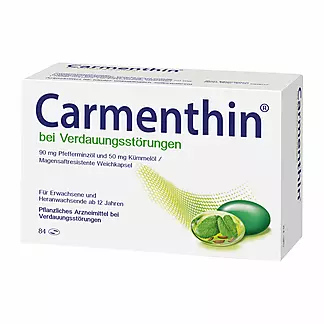 Carmenthin Weichkapseln bei Verdauungsstörungen, 84 St