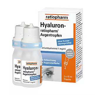 Hyaluron-ratiopharm Augentropfen, 2X10 ml