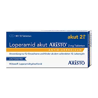 Loperamid akut Aristo 2 mg Tabletten, 10 St