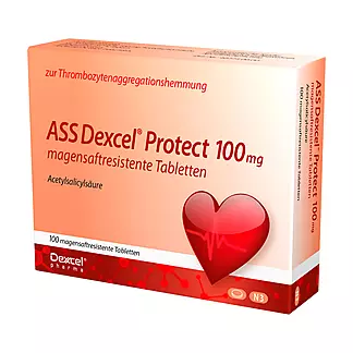 ASS Dexcel Protect 100 mg magensaftres. Tabletten, 100 St