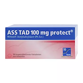 ASS TAD 100 mg protect magensaftres. Filmtabletten, 100 St 5.0