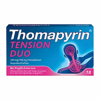 Thomapyrin Tension Duo Kopfschmerztabletten, 18 St